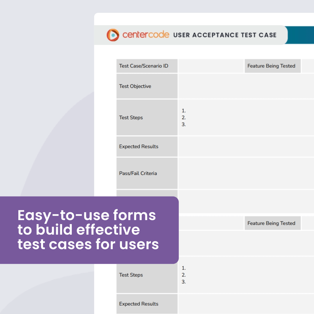 Test Case Templates for UAT Template Library